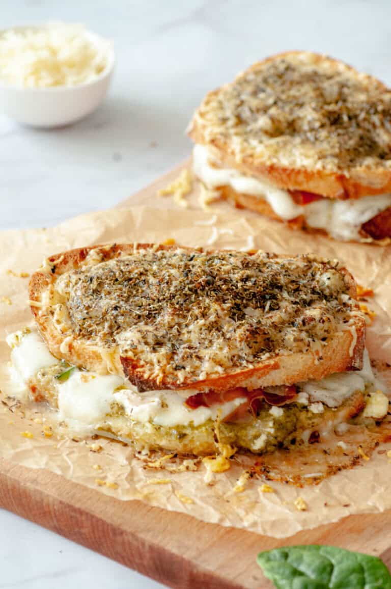 Croque monsieur italien (au four sans béchamel) - Marie Food Tips