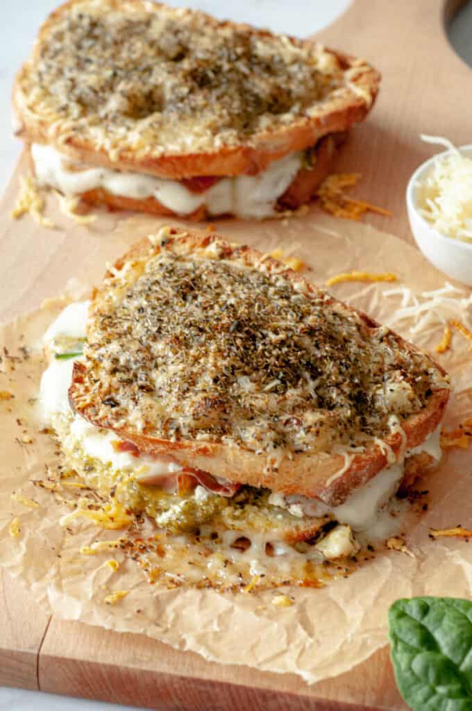 Croque monsieur italien (au four sans béchamel) - Marie Food Tips