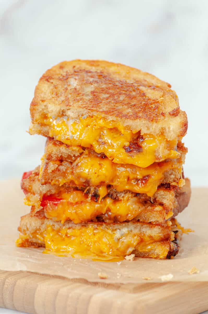 Three cheese Grilled Cheese