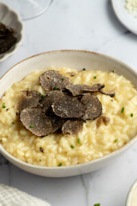 Super creamy truffle risotto (with fresh black truffle) - Marie Food Tips