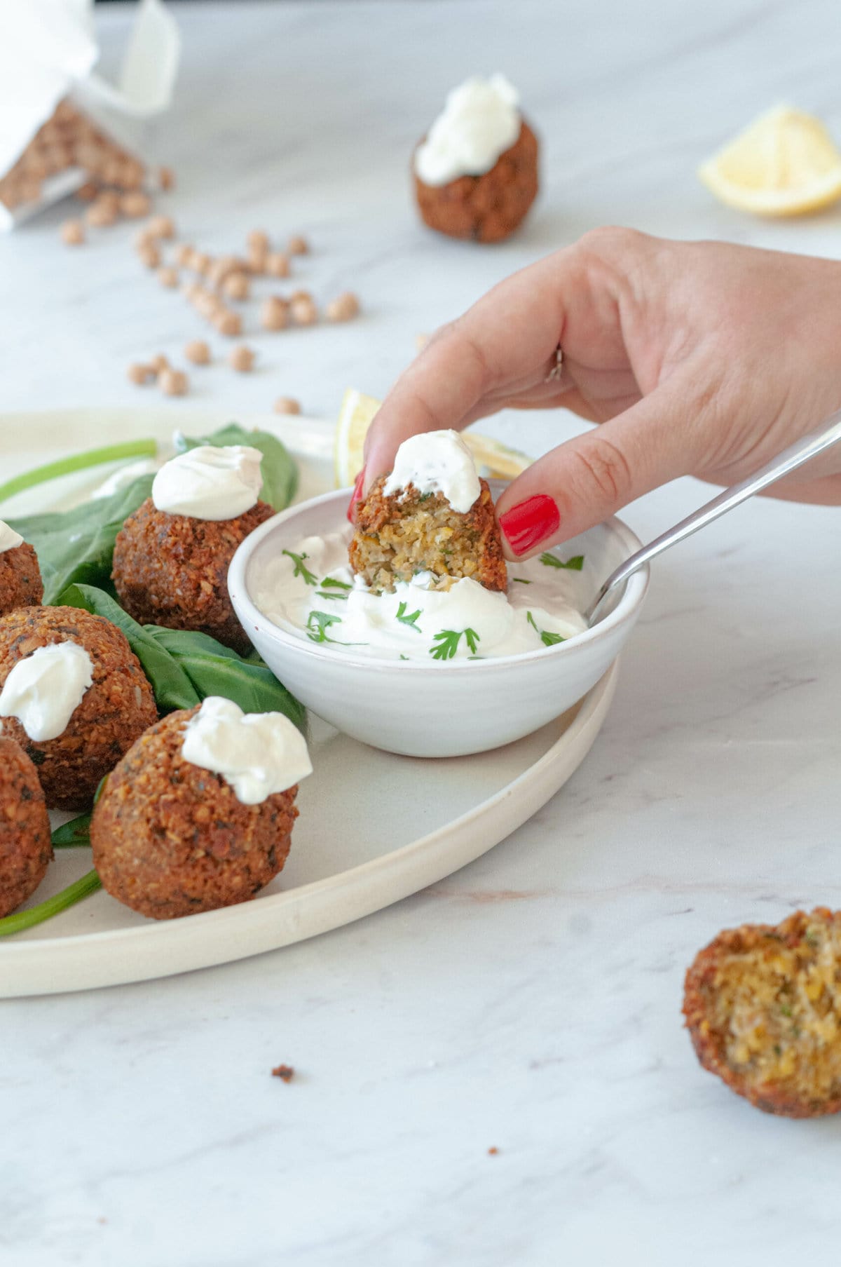 Délicieux Falafels Aux Pois Chiches Et Herbes Aromatiques - Marie Food Tips