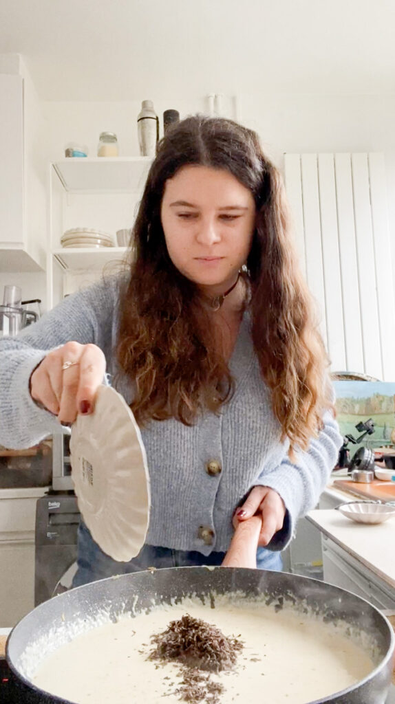 Super creamy black truffle pasta (easy recipe) Marie Food Tips