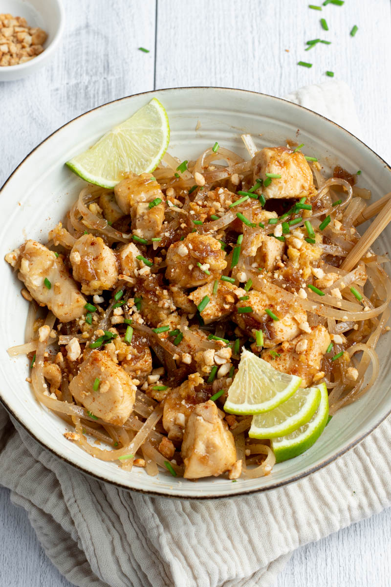 Pad Thaï au poulet